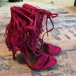 Fringe heels